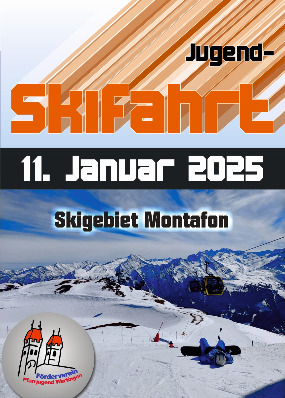 Flyer Skifahrt 2020 Vorderseite