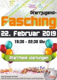 Fasching der Pfarrjugend am 22. Februar