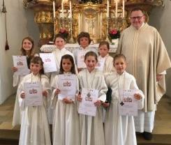Neue Ministranten in allen drei Pfarrgemeinden