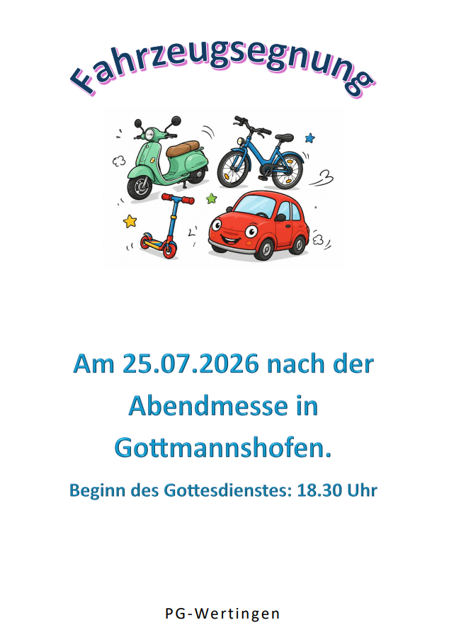 Fahrzeugsegnung2026